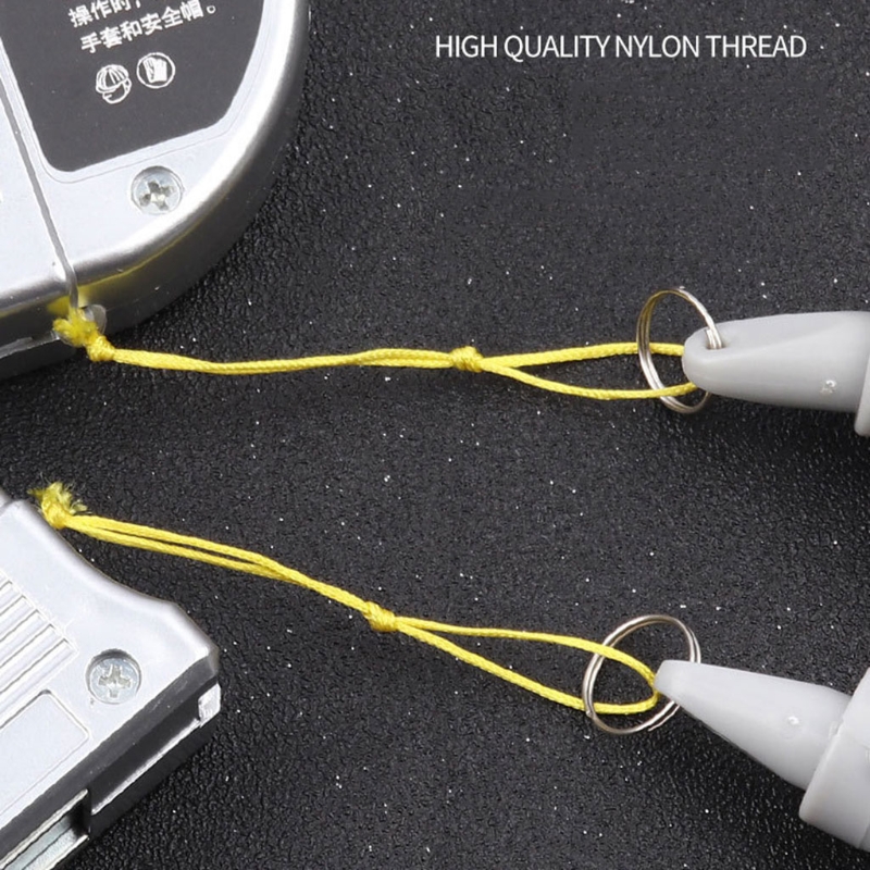 N0HB Practical Magnetic Plumb Bob Line Vertical Leveling Test Measuring Tool 6m Wear-resistant and Durable Nylon Thread