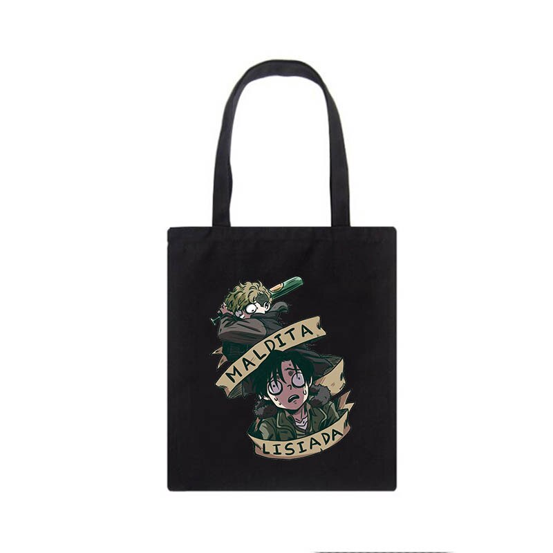 Sangwoo Yoonbum Doden Stalking Canvas Tas Koreaanse Cartoon Shopper Tas Vrouwen Tas Ins Grote Capaciteit Casual Vrouwen Schoudertas: Hei05