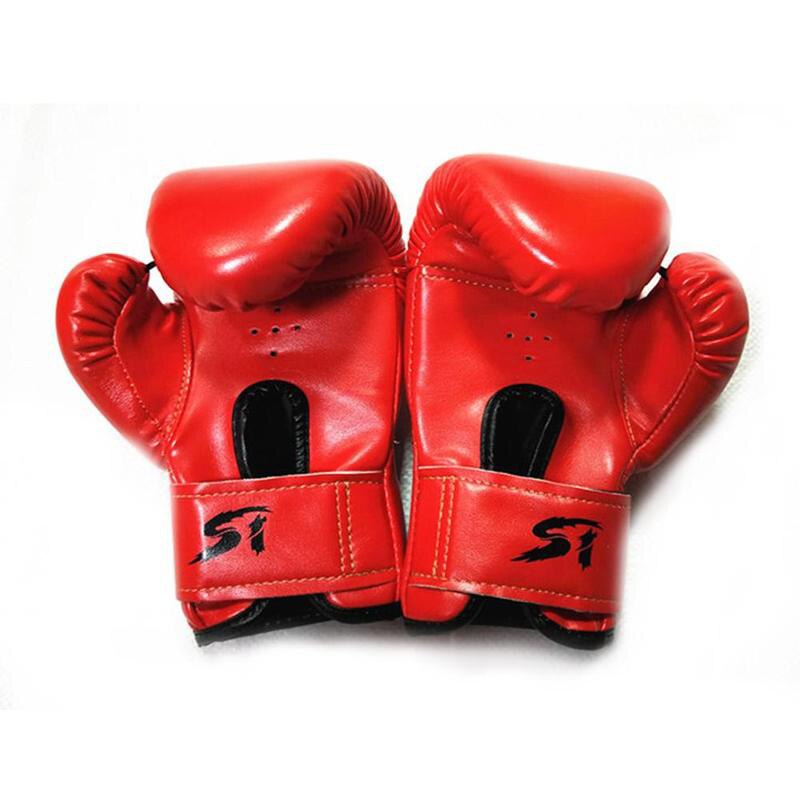1 pair Kids Children Boxing Gloves Flame Mesh Breathable PU Leather Flame Gloves Sanda Boxing Training Glove Newst