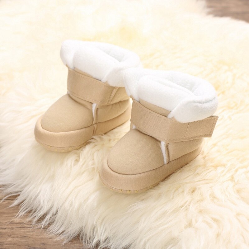 Hiver chaussures de démarrage chaudes Frist chaussures de marche hiver bébé filles chaussures chaussures à semelle souple