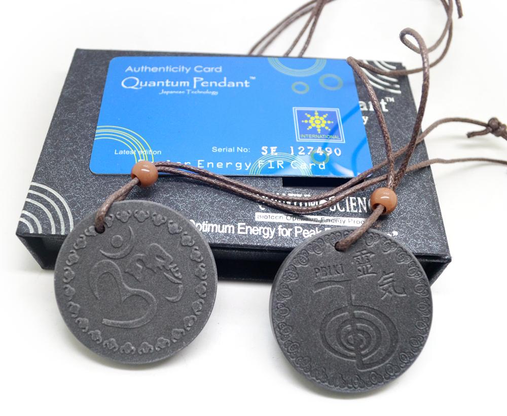 5 stks/partij 5000-6000ions Quantum Scalaire Energie & Ver Infrarood-Ganesha Om/ChoKuRei model w Nano Kaart hanger ketting