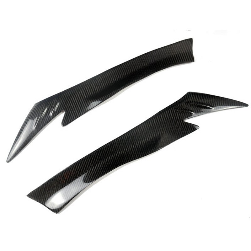 for Mazda CX-5 CX5 Carbon Fiber Front Headlights Eyebrow Lamp Eyelid Cover Sticker Trim