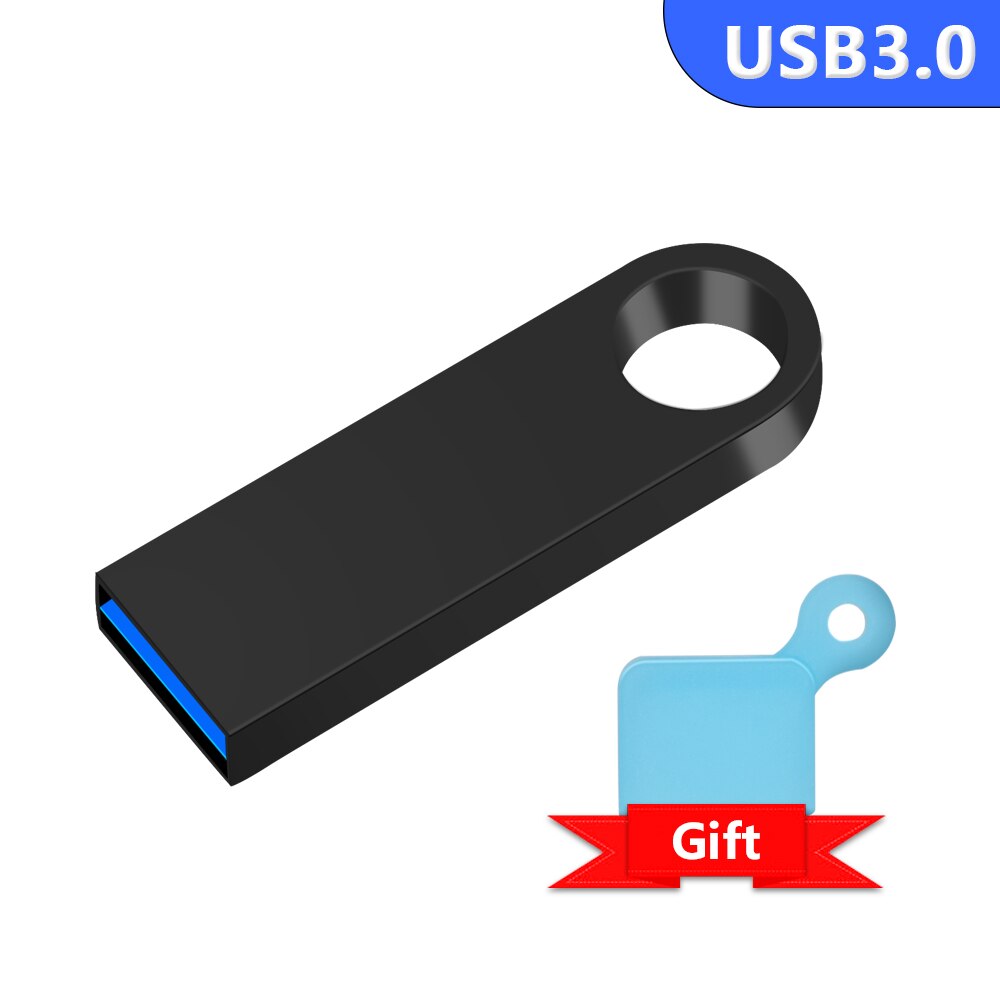 High Speed Pendrive 128GB 64GB 32GB 16GB 8GB Metal USB 3.0 Flash Drive Waterproof Memory Stick 8 16 32 64 128 GB USB Flash 64GB: green / 16 GB