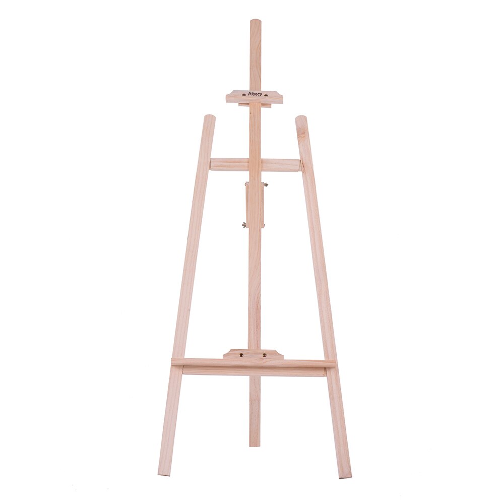 150cm/ 59 Inch Durable Art Artist Wood Wooden Easel Sketch Drawing Stand NZ Pine for Painting Sketching Display Exhibition