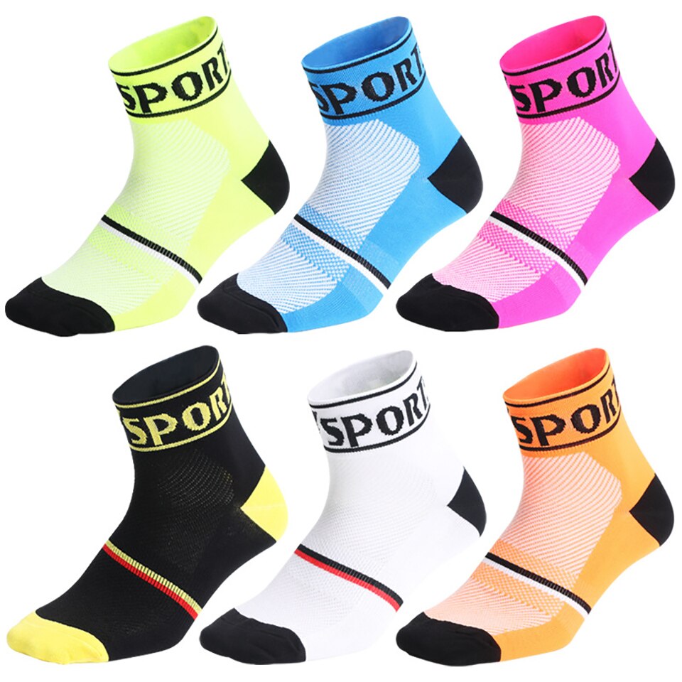 KoKossi Radfahren Sport Socken Schweiß Absorption Desodorierung Atmungs Komfortable Haut-freundliche Laufen draussen Angeln
