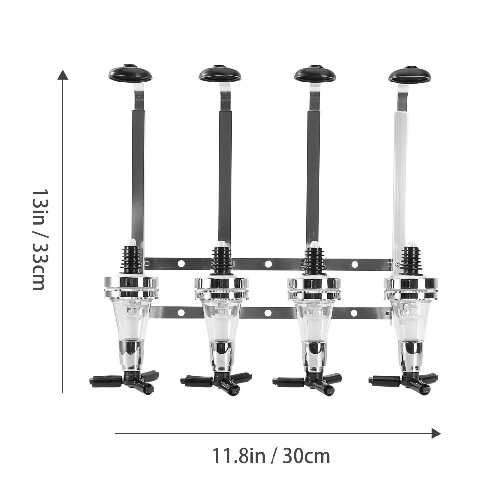 Dispenser Machine Wall Mounted 4-Station Drinken Schenker Thuis Bar Gereedschap Voor Bier Soda Coke Fizzy Soda