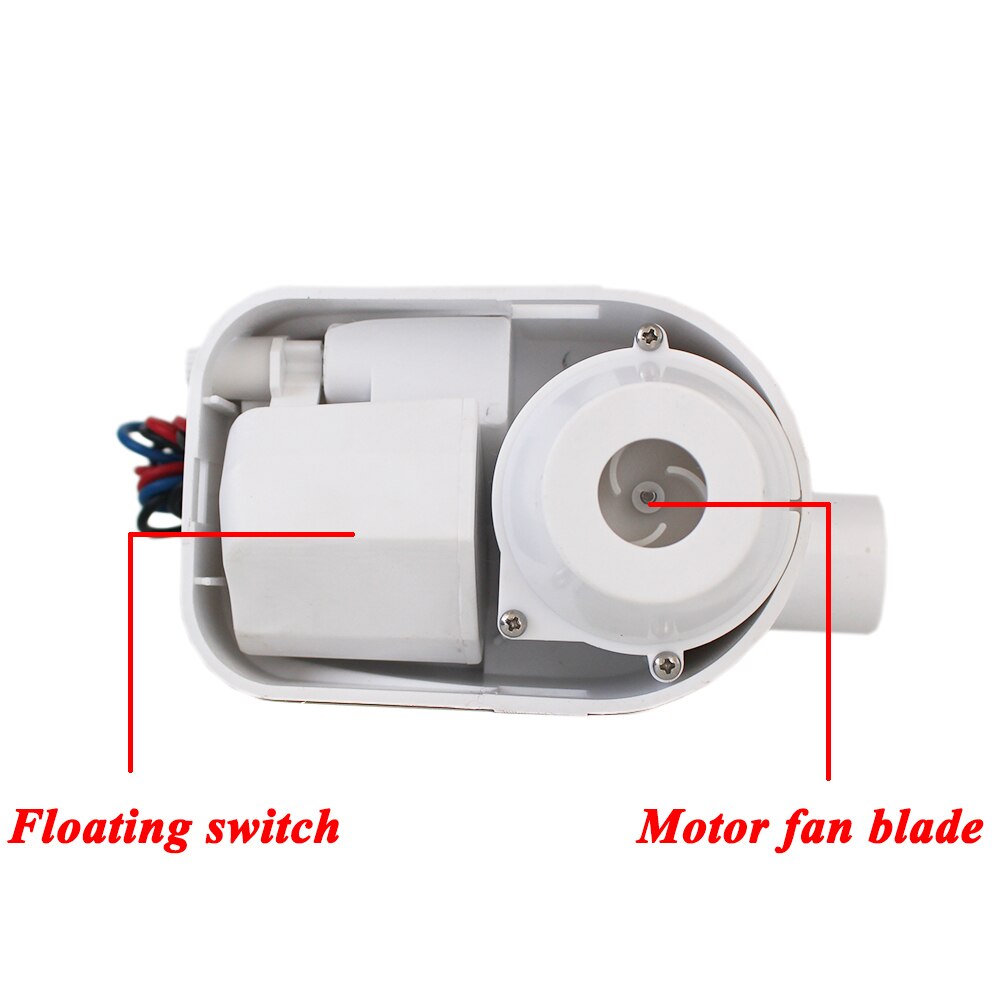 750GPH DC 12 v Automatische lenspomp voor boot, met auto vlotterschakelaar, dompelpompen elektrische waterpomp, 12 v volt 12 volt 750