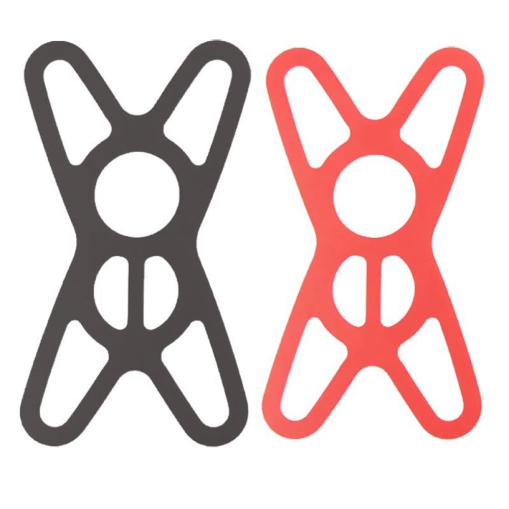 Universal Silicone Bike Phone Holder For iPhone Bicycle Motorcycl Elastic Strap For Mobile Phone Cycling Cellphone Stand Bracket: EACH ONE