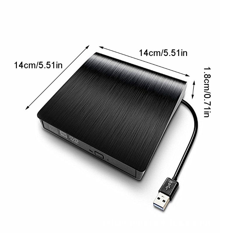Slim External USB 3.0 DVD RW Writer Drive External Burner Reader Player Optical Drives for PC Laptop