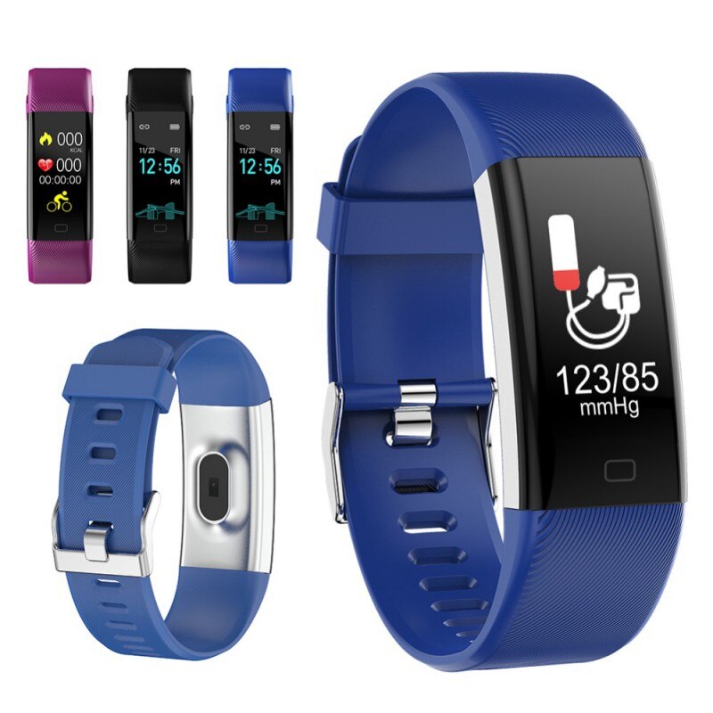 F07max Smart Armband Horloge Real Time Hartslag Bloed Zuurstof Bloeddrukmeter Stappenteller Smart Band Fitness Tracker