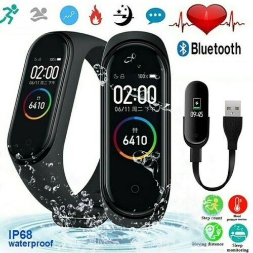 M4 Smart Band Fitness Tracker Sport Smart Band Hartslag Bloeddrukmeter Smartband Stappenteller Waterdichte Armband