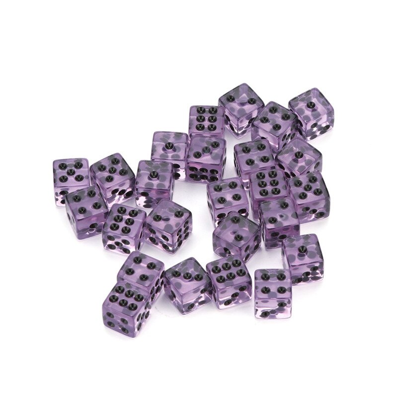 25 stuks dados poliedricos dobbelstenen set dnd met 6 facetten party entertainment game veelvlak D30 multi-facet acryl dobbelstenen 30A20