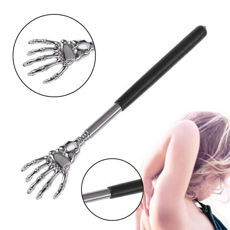 Terug Massager Terug Scratcher Telescopische Rvs Claw Massager Terug Schraper Uitschuifbare Telescopische Jeuk Stok Gezondheidszorg