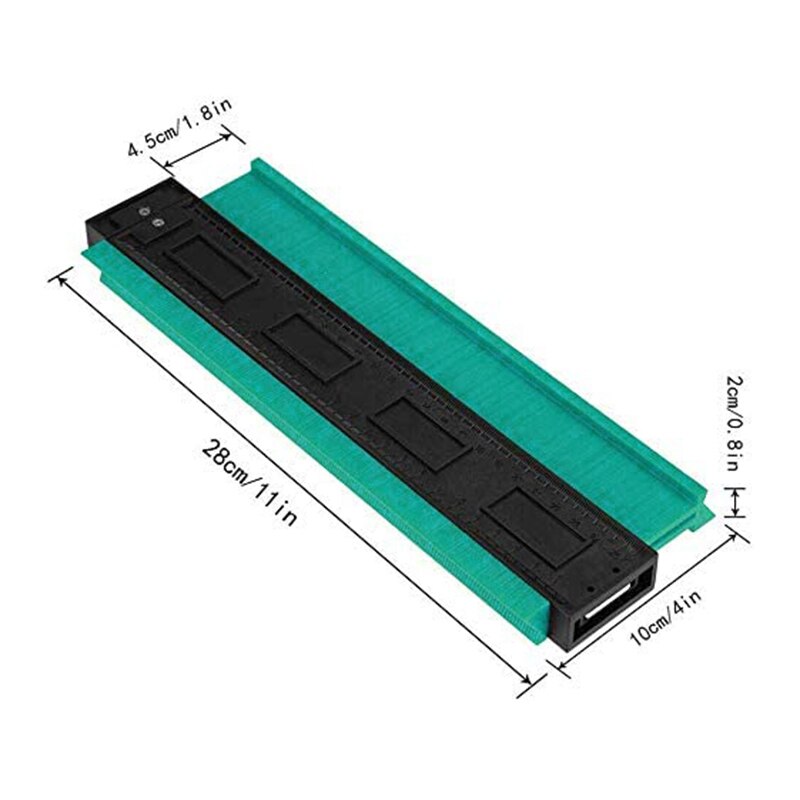 25Cm Vorm Profiler Replicator Profiel Meting Tool Profiel Replicator Profiel Template Plastic Profiel Replicator