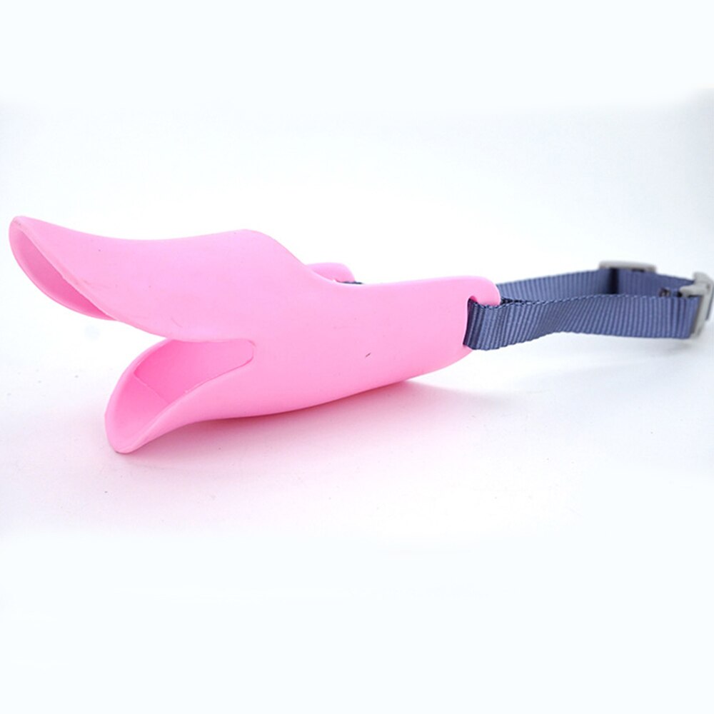 masque muselière de canard en Silicone pour petits et grands chiens, Anti-morsure, accessoires pour chiens aboyants,: pink / L-9-12.5kg pets