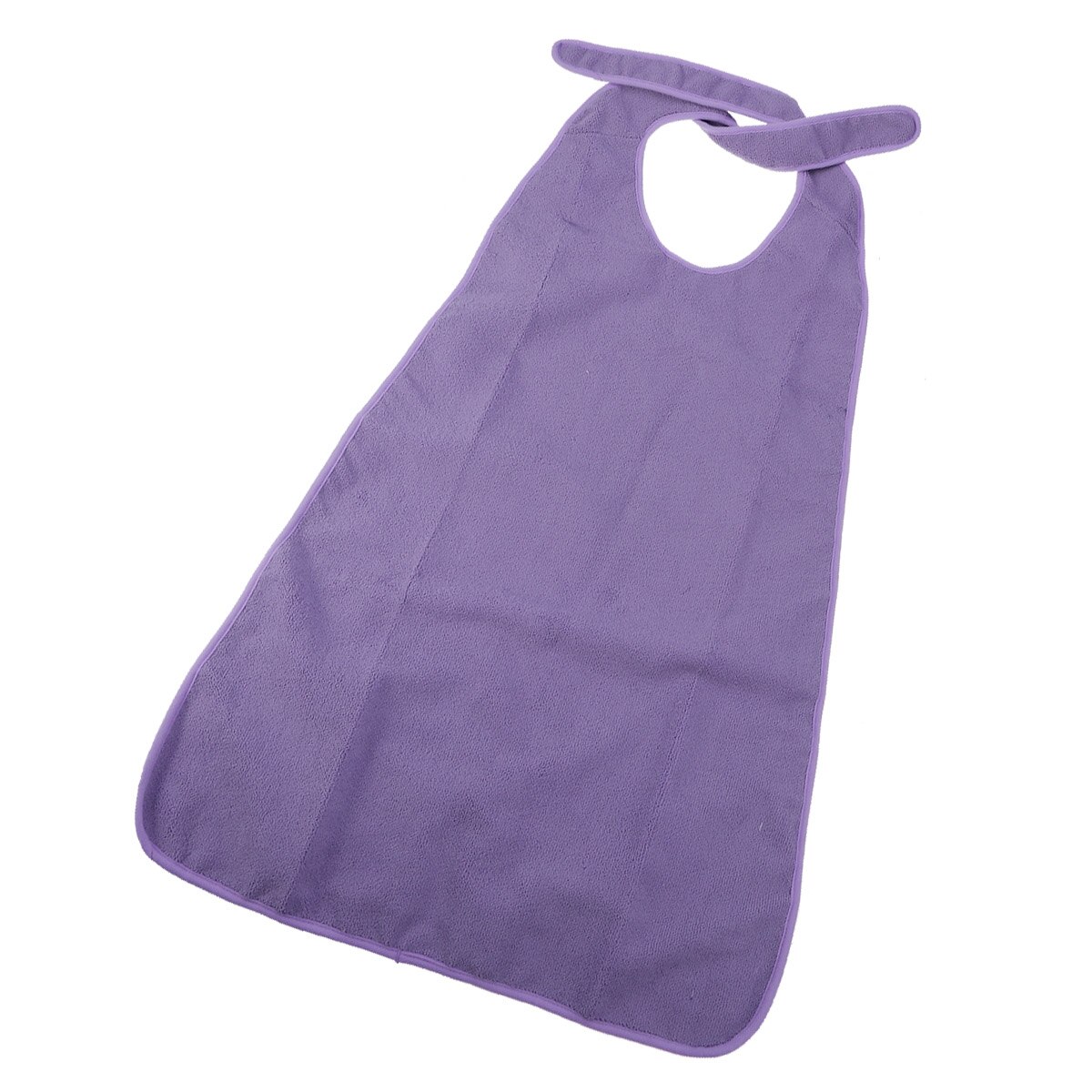 Washable Mealtime Protector Elderly People Meal Bibs Clothing Protector Waterproof Convenient Adult Bib for Adult Old People: Light Grey