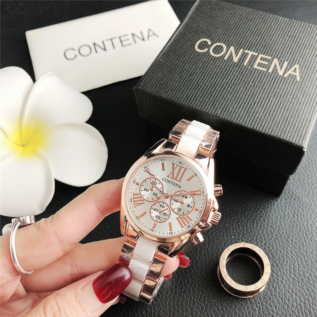 Relojes de lujo de superior para mujer, pulsera de acero creativa de , relojes de mujer, pulsera de cuarzo para mujer