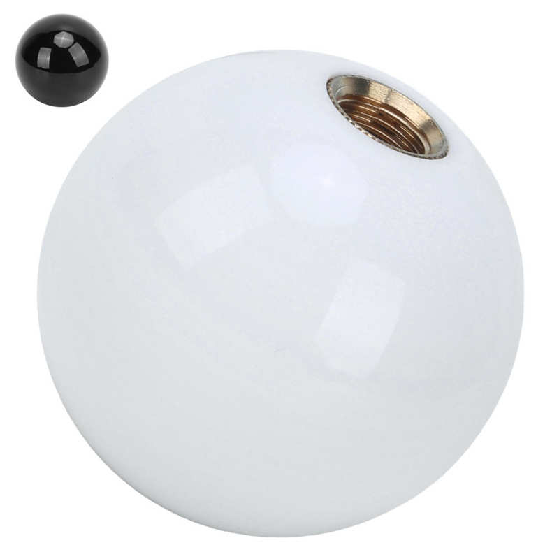 Gear Shift Lever Head Knob Shifter Ball Acrylic with Adaptor for Nissan Most Models for Mitsubishi Most Models