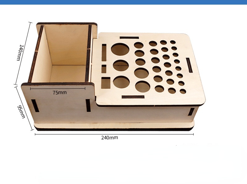 Leather Tool Storage Rack Round Punching Diamond Cutting Storage Table Printing Tool DIY Handmade Art Table: E