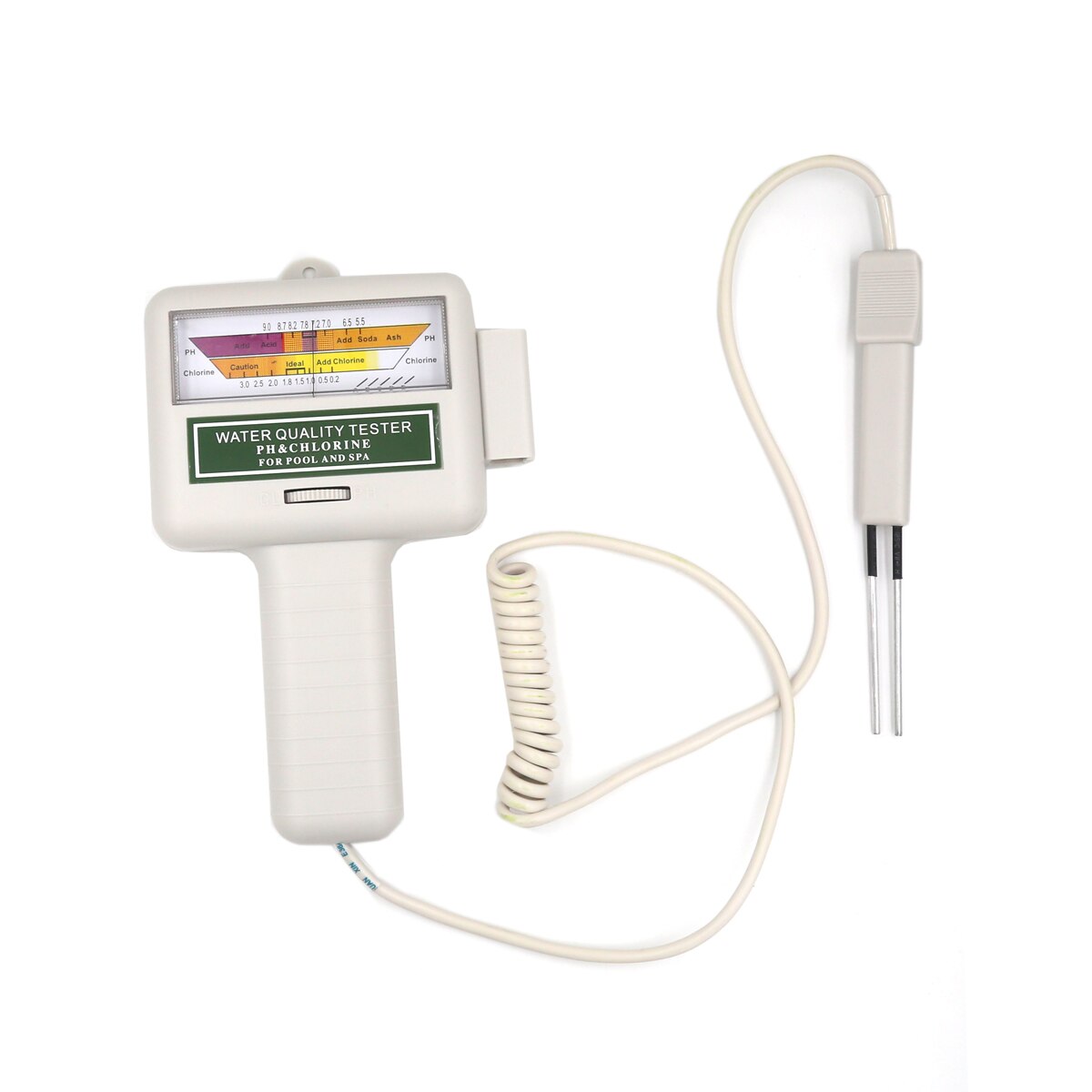 PC-101 Chlorine Meter PH Meter Chloride Testers Chlorine PH 2 in 1 Meters CL2 Tester Water Monitor Analysis Tool 30%: B