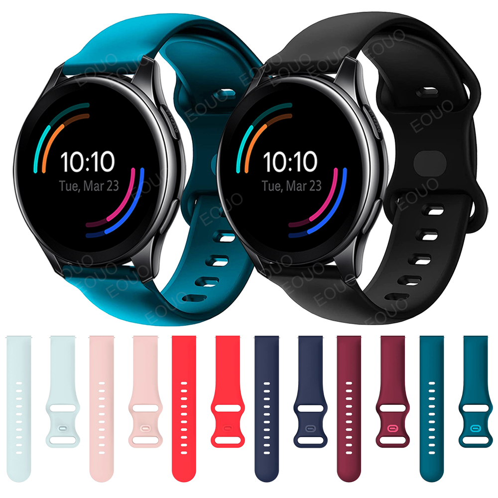 Voor Oneplus Horloge Siliconen Band Horlogeband Een Plus Smartwatch Sport Band Armband Vervangen Accessoires Polsband Horlogebandje