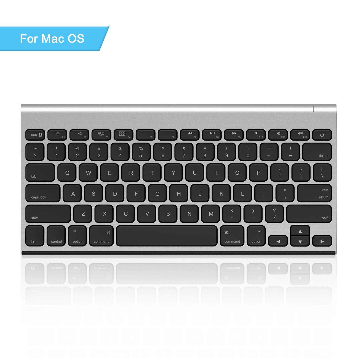 Jelly Comb Rechargeable Bluetooth Keyboard for Mac OS Compact Wireless Keyboard Compatible for MacBook Air MacBook Pro iMac Pro: Default Title