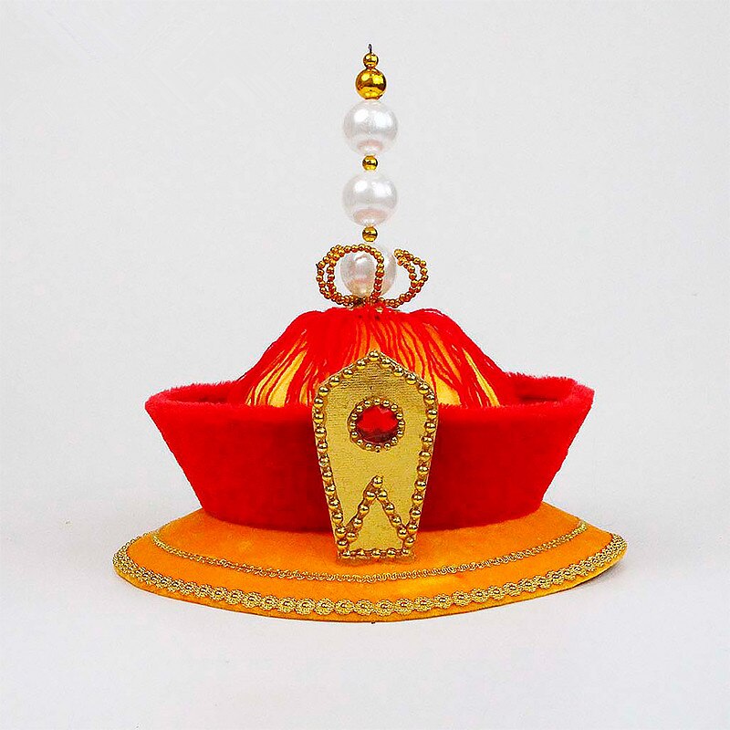 Dinastia Qing imperatrice cappello corona cappello imperatore reale cinese Vintage ▾ storico TV film costumi accessori