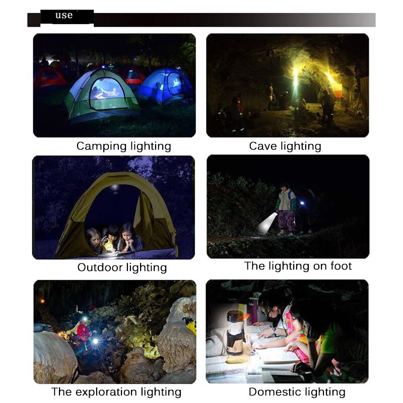 16 LED Portable Night Light Camping Dynamo Solar Light Hand Crank Manual Charge Emergency Lamp Lantern Outdoor Light