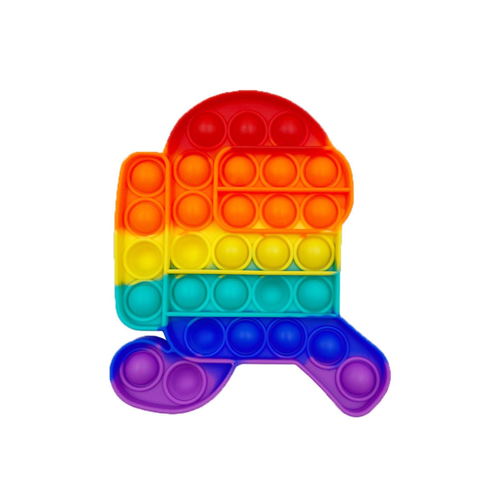 PopIt Zappeln Reliver Stress Spielzeug Regenbogen Push Blase Anti-Stress-Spielzeug Erwachsene Kinder Sensorischen Spielzeug Zu Entlasten Autismus Kostenloser: A