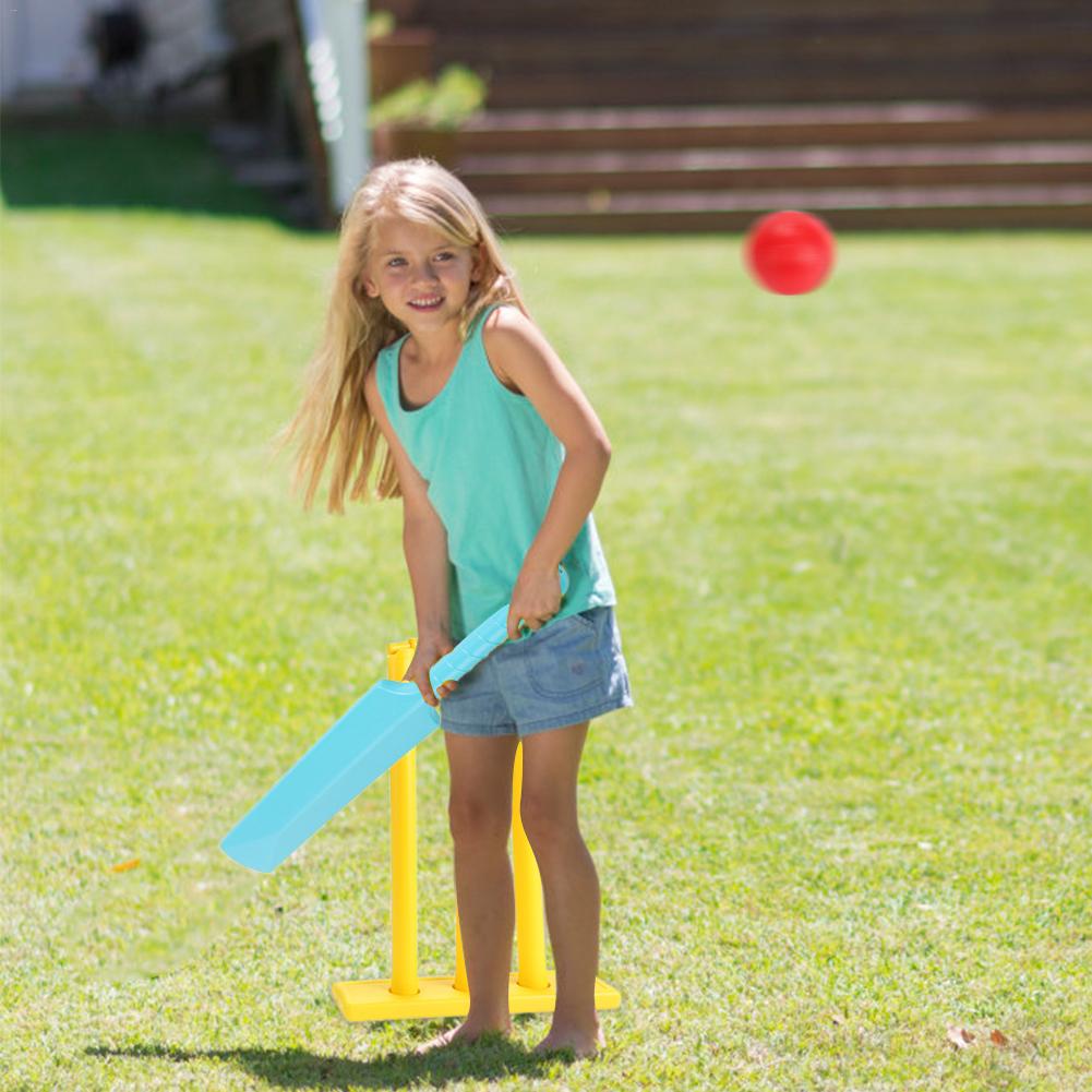 Barn cricket sett pedagogiske leker fritid cricket baller spille sett utvikling leker barn sports spill rekvisita