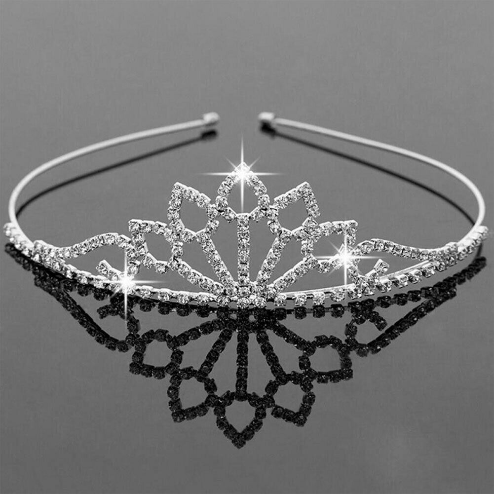 Wedding Bridal Vrouwen Prom Pageant Verjaardag Haar Tiara Kroon Prinses Hoofdband