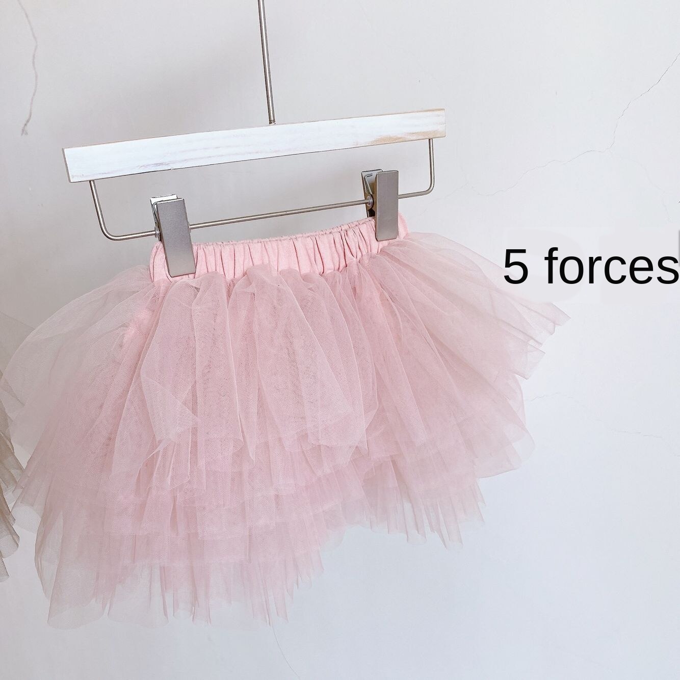 Baby Girls Princess Skirt Mesh Dance Costume Tutu skirt: Pink / 90