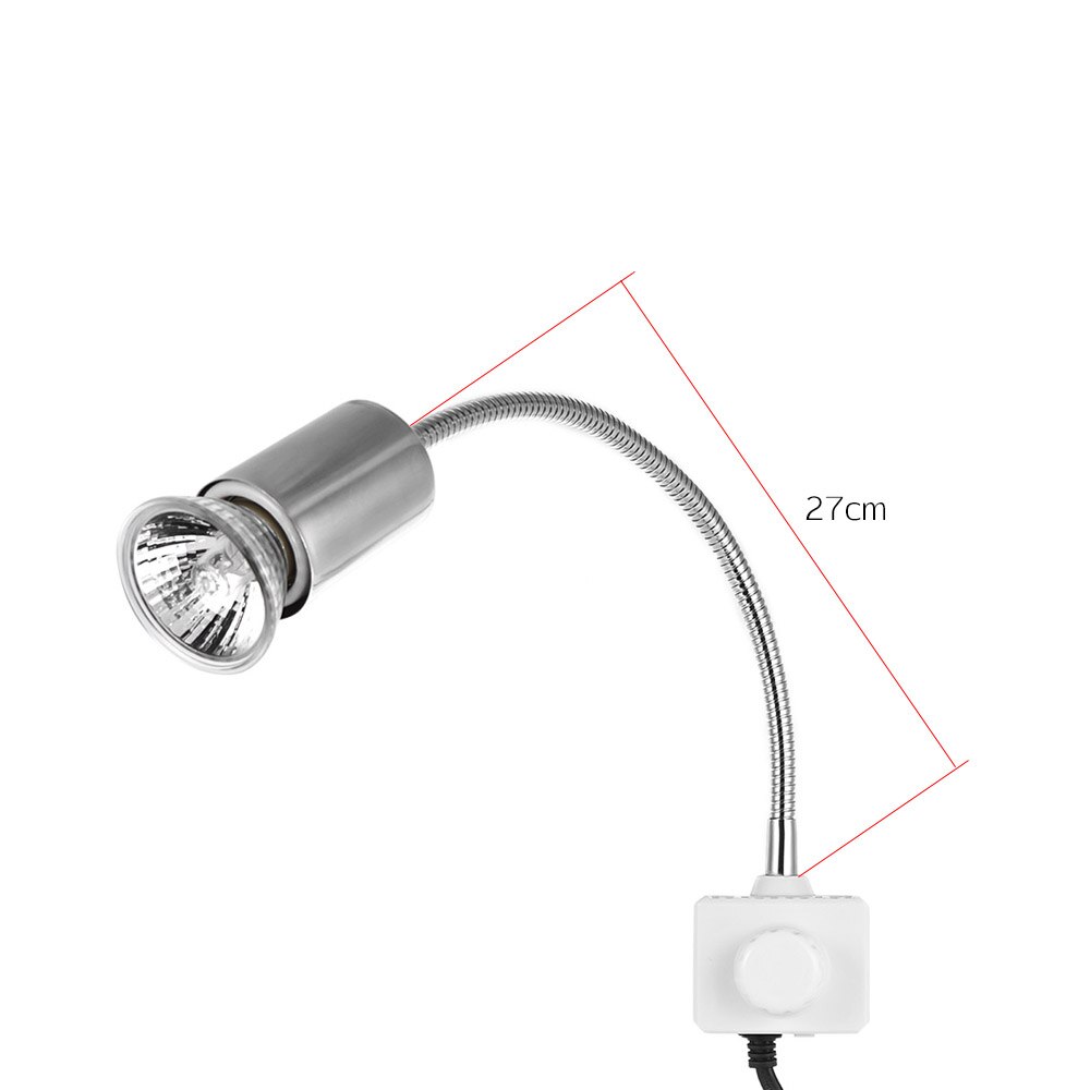 25W Halogen Heat Lamp Turtle Basking UV Light Bulbs Heating Lamp Amphibians Lizards Temperature Controller