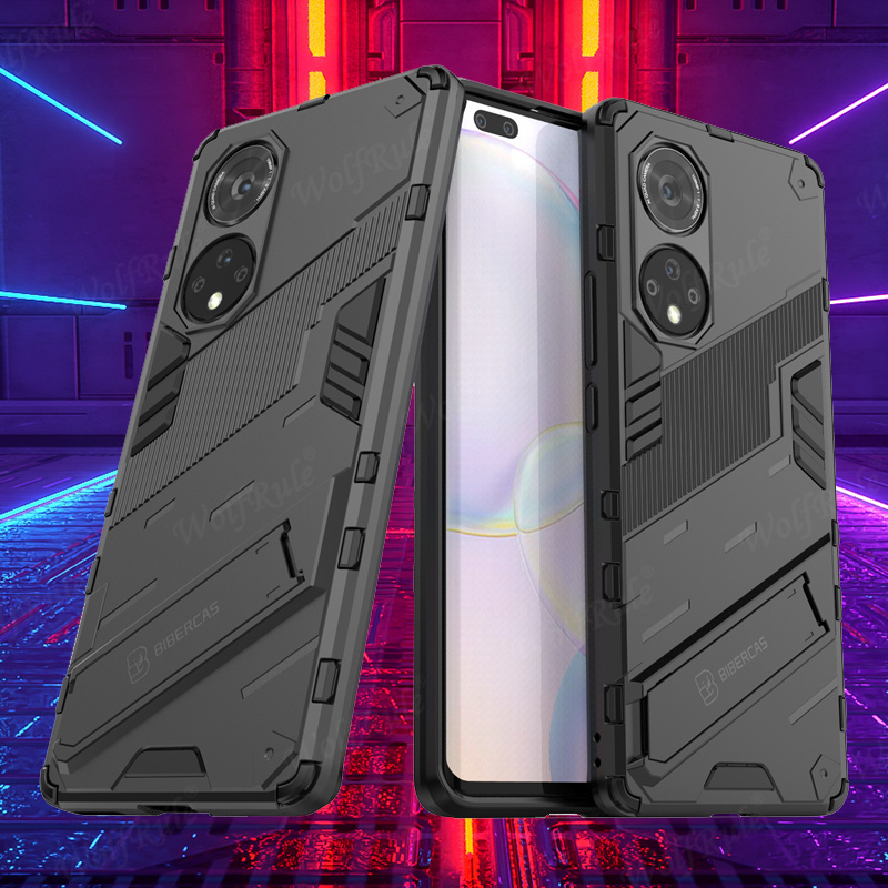Houder Case Voor Honor 50 Cover Voor Huawei Honor 50 Capas Pantserstandaard Schokbestendige Achterkant Voor Eer 50 Pro 50 Fundas