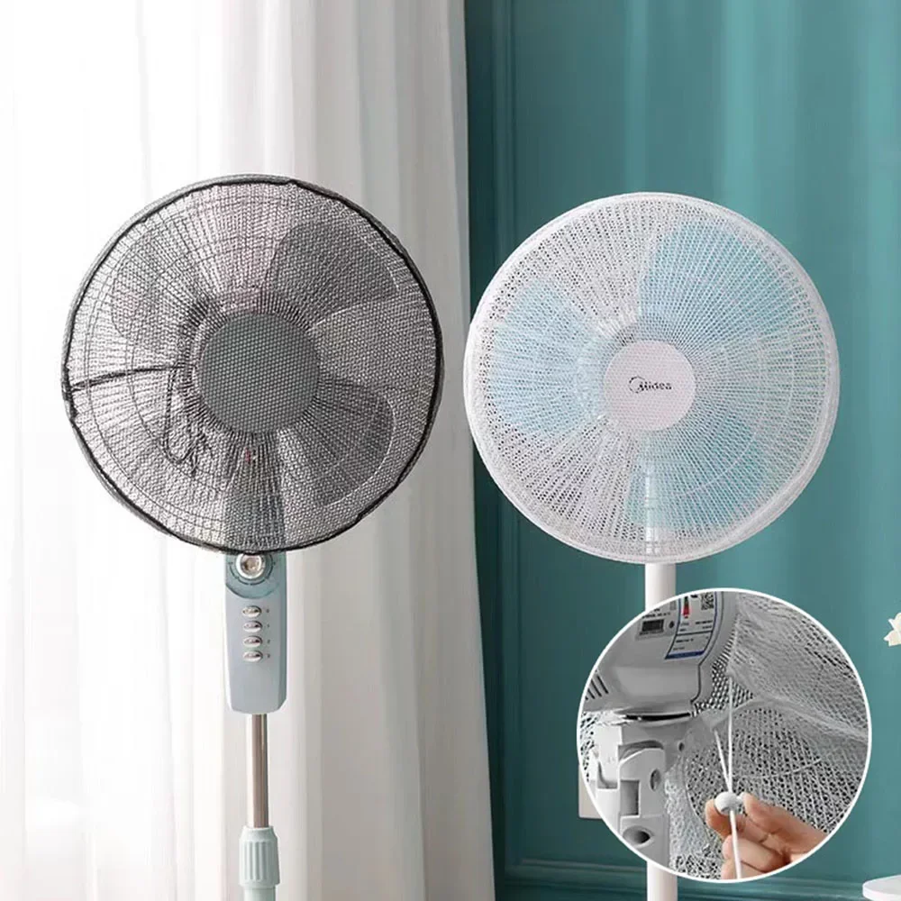 Universele Elektrische Ventilator Cover Fan Bescherming Covers 16/18 Inch Veiligheid Cover Kind Baby Anti-knijp Elektrische Net Mesh Fan