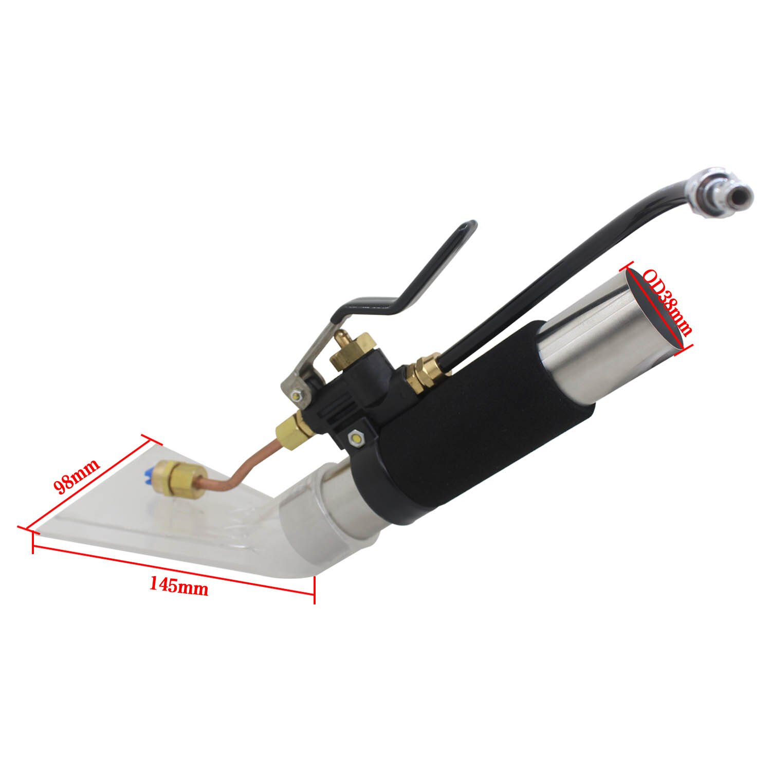 Boquilla de agua para aspiradora húmeda/seca, 38mm, adecuada para cepillo húmedo/seco