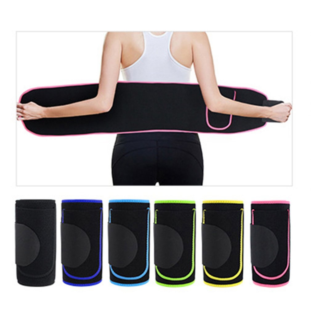 Cinturón de Fitness ajustable para mujer, faja ortopédica absorbente de sudor, transpirable, moldeadora de cuerpo, quemagrasas, novedad de