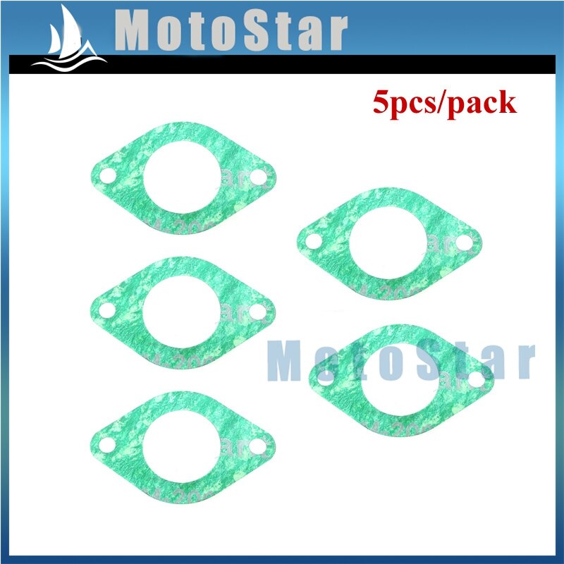 Manifold Intake Pipe Gasket For Zongshen Z190 190cc ZS1P62YML-2 Pit Dirt Motor Bike: 5 pieces
