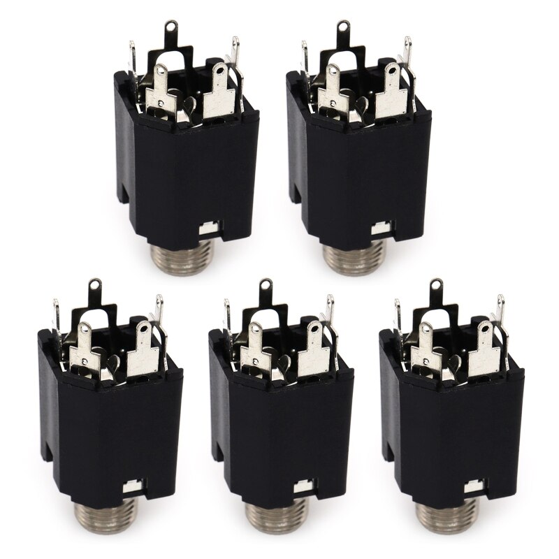 Weiblicher mikrofonkabelstecker, mikrofonzubehör, weibliche buchse für mikrofon 6.35mm und video