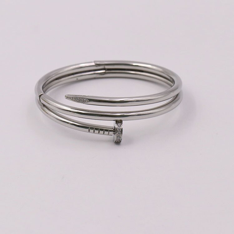 Titanium Stalen Dubbele Draad Nagel Armband Mode P... Grandado