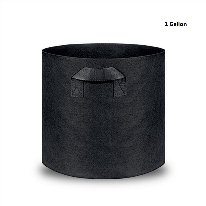 Planteringspåse i fiberduk odlingspåse tjock svart gallonpåse trädplanteringspåse bonsaikruka rotbehållare påse , 1 st: 1 liter