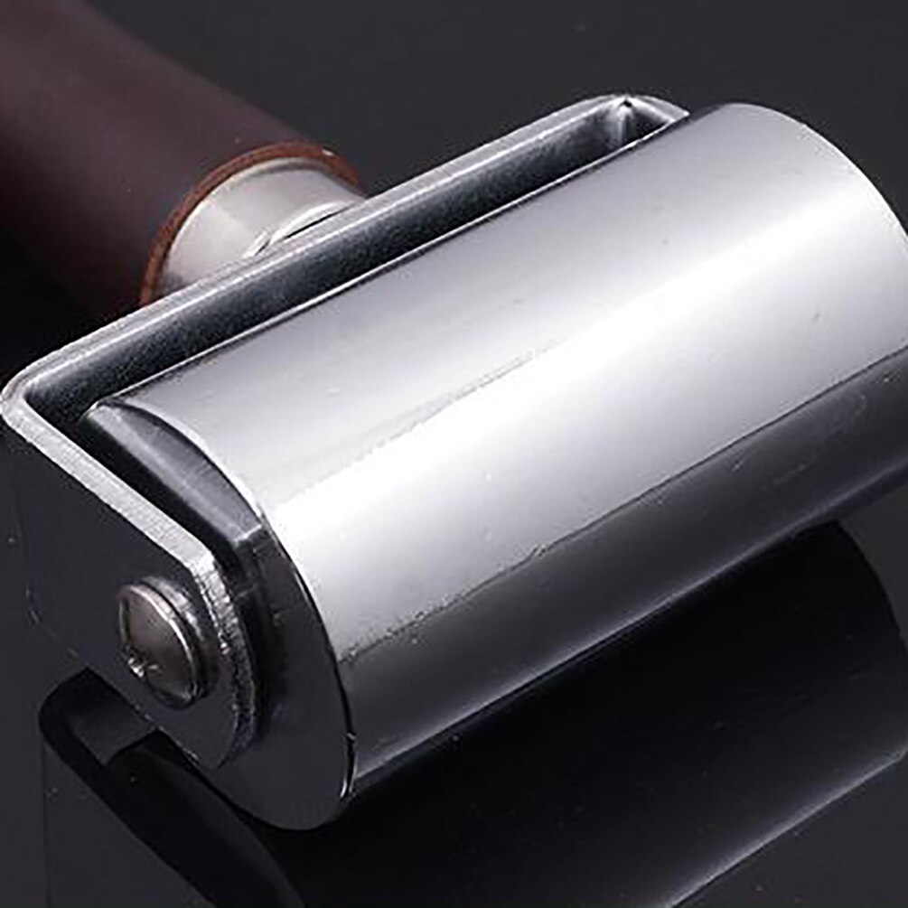 26/60/100Mm Druk Edge Roller Leather Craft Lijm Rand Lamineren Hulpmiddel Leer Edge Creaser Soepeler Staal ijzer Roller