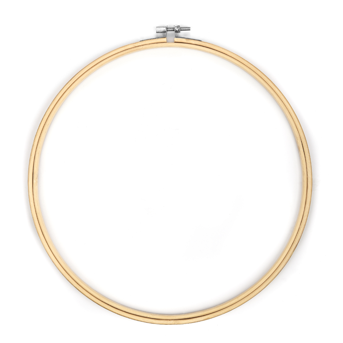 Juego de marco de aros de bordado de madera de 10-30cm, anillos de aro de bordado de bambú para manualidades con aguja de punto de cruz DIY: Verde