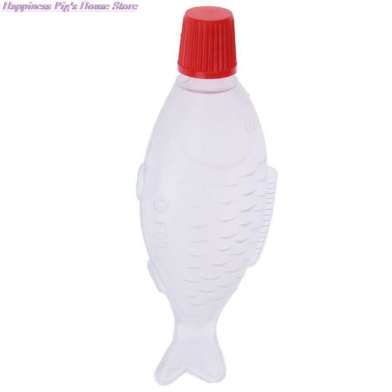 10 pièces en forme de poisson 4ml bouteille de Sauce soja jetable boule de riz/Sashimi/bouteille de Sushi bouteille de vinaigre