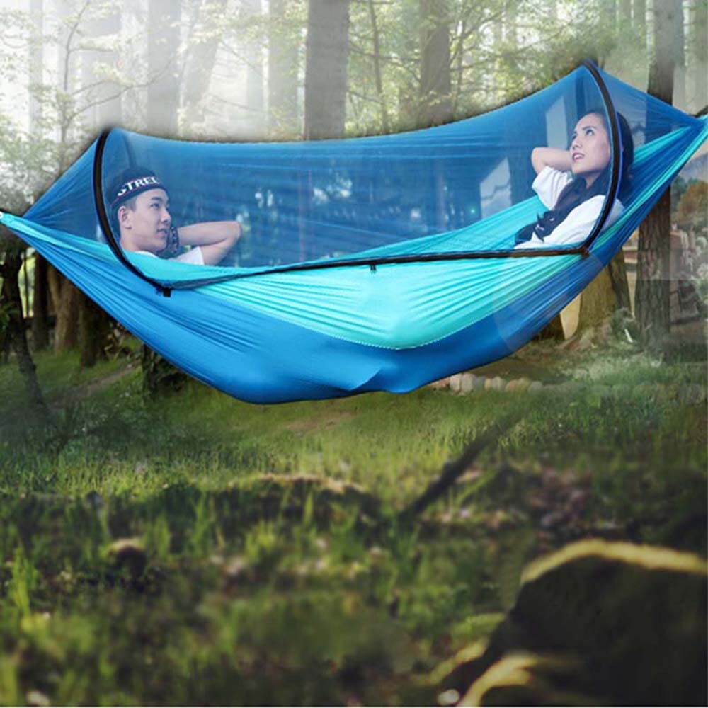 Hamac d&#39;extérieur avec moustiquaire, lit-balançoire, pour adultes et enfants, pour Camping