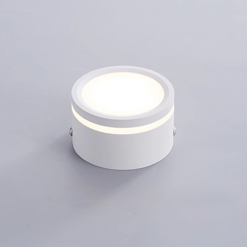 Påbygget led-downlight, sidemonteret, selvlysende loftslampe 5w 7w 9w 12w 15w , nordisk stil, dæmpbar led-downlight spotlight: Foranderlig / 60w / Lilla
