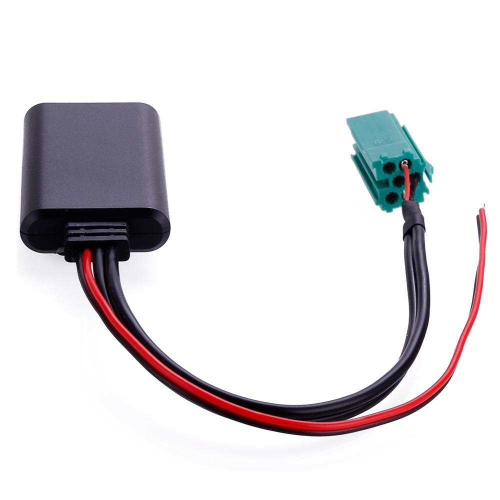 12v+ Car bluetooth Module AUX Adapter Wireless Radio Stereo AUX-IN Cable For Renault 2005 Models