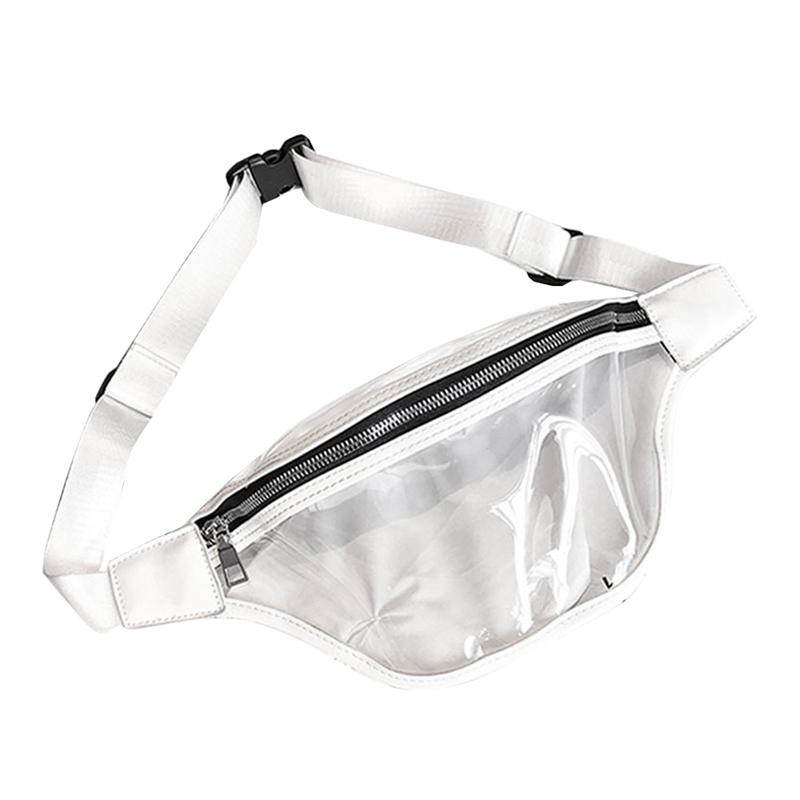 1 pc Tas Lucency All-Match Duurzaam Crossbody Transparante Pocket Taille Tas Voor Vrouwen