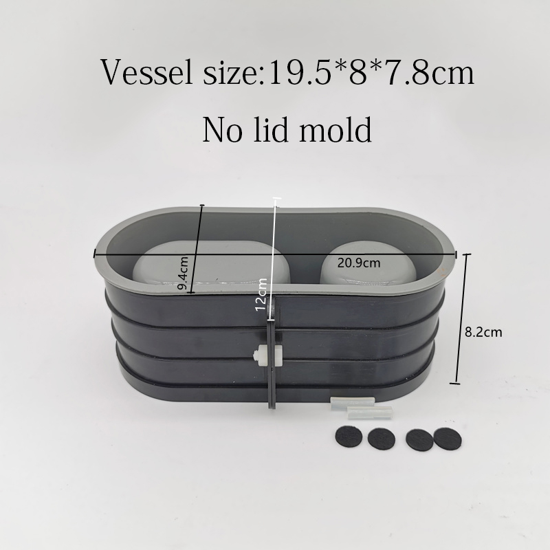 Concrete Molds Concrete Art Planter Pot Molds Silicone Flower Pot Molds Polygon Pot Molds: K