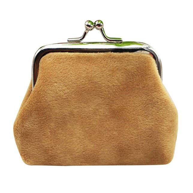 Womens Corduroy Small Wallet Holder Coin Purse Clutch Handbag Bag Mini Pouch Corduroy Hasp Sold: 3